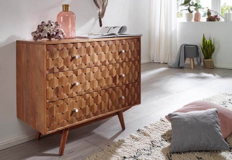 Kommoden & Sideboards 60's Massivmöbel Retro