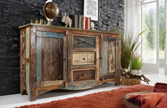 Sideboard Holz Vintage