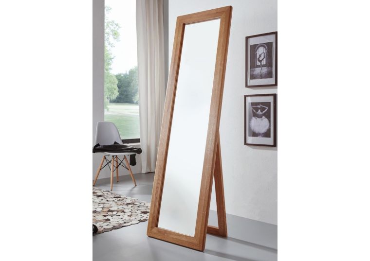 Standspiegel Wildeiche 50x175x35 natur geölt LINZ #13