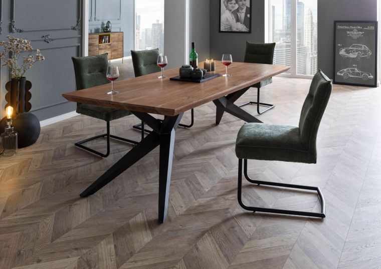 Esstisch Akazie 200x100 natur lackiert NATURAL IDOL #100