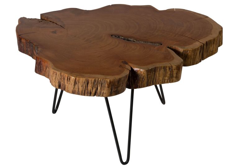 Couchtisch Akazie 80x80x45 natur lackiert LOUNGE COLLECTION #23