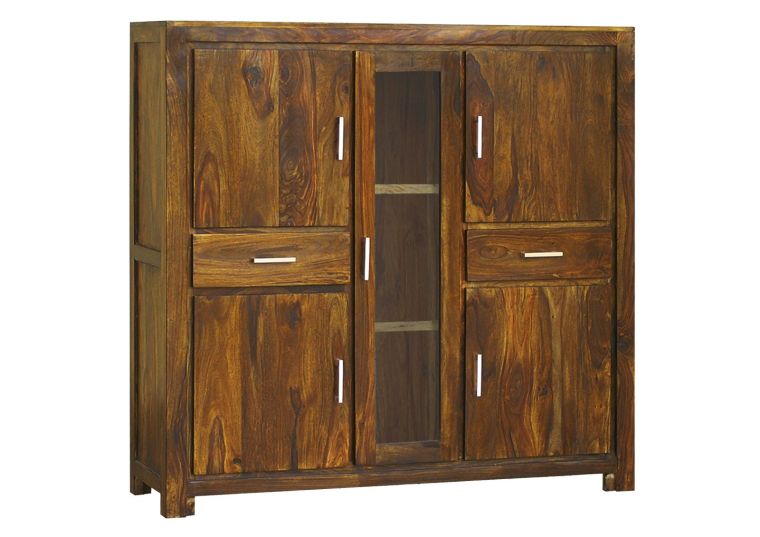 Highboard Sheesham 145x42x140 life honey lackiert METRO LIFE #107