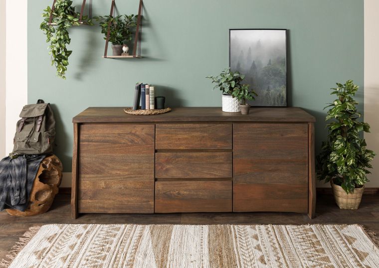 Sideboard Mango 185x48x80 braun geölt PURE MANGO #215