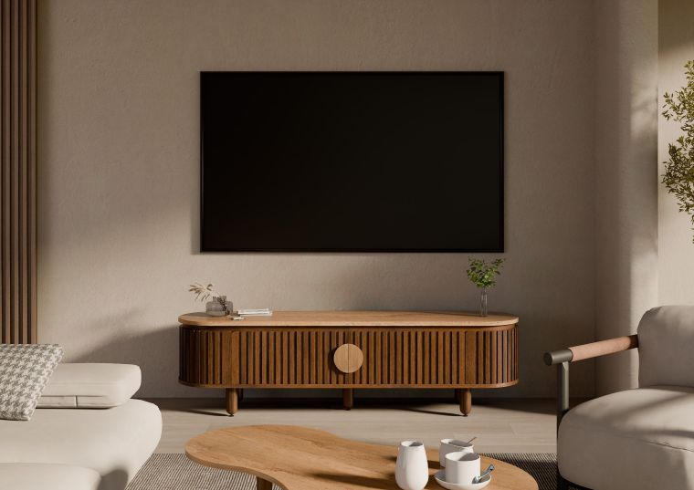 TV-Board Mango 180x40x50 braun geölt KYOTO #113