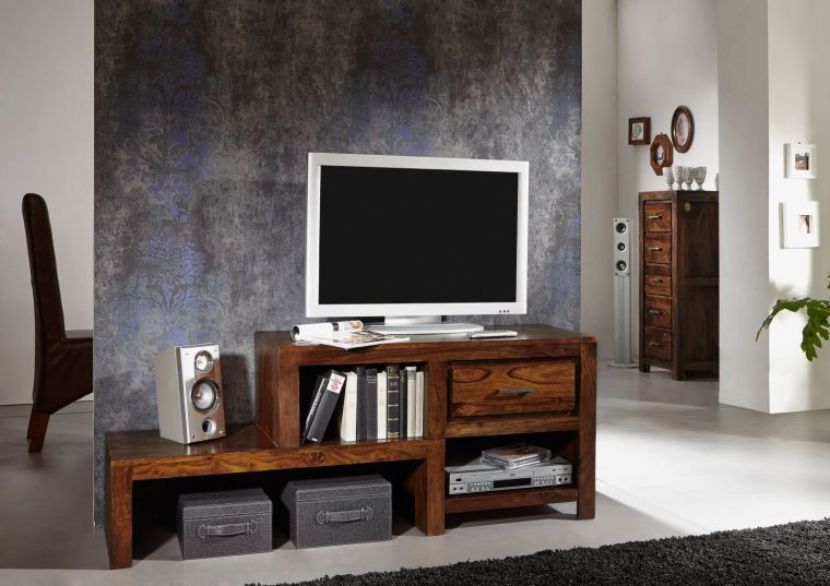 TV-Board Sheesham 150x45x60 life honey lackiert METRO LIFE #116