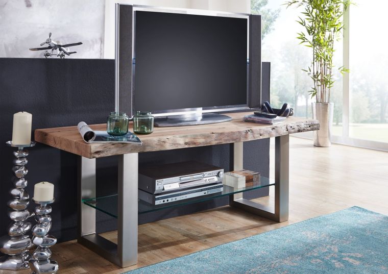 TV-Board Akazie 150x50x55 Natural Stone lackiert FREEFORM #140