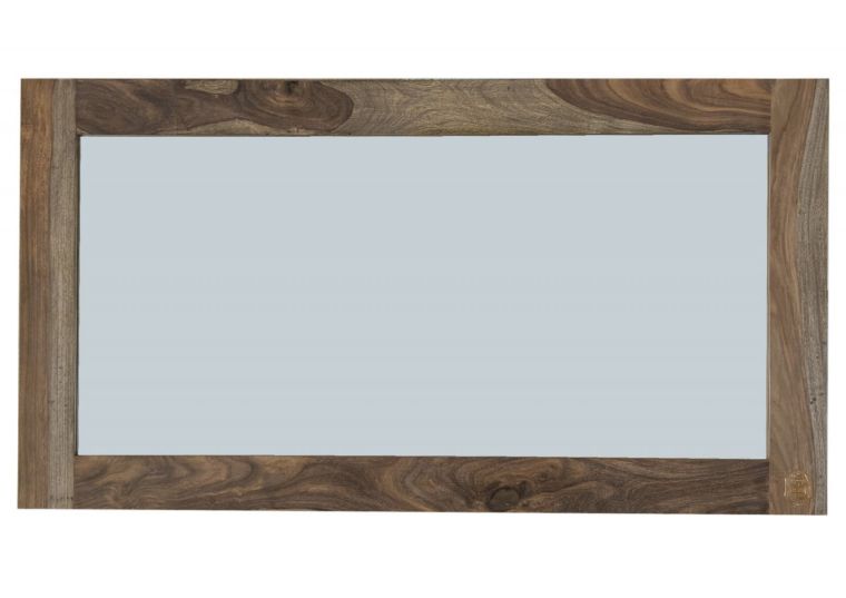 Spiegel Sheesham 130x3x70  grau geölt NATURE GREY #071
