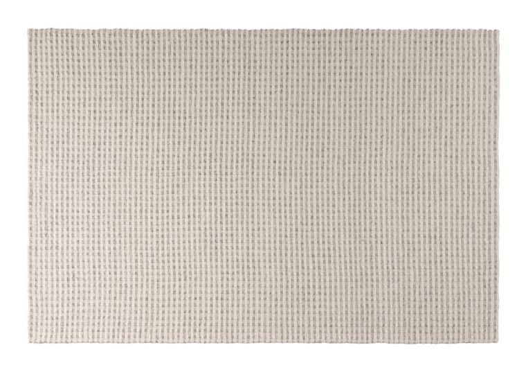 Teppich 100% Wolle 120x170 natur beige KAFET