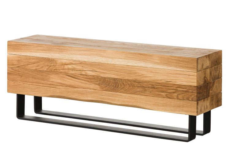 Bank Eiche 120x30x46 natur geölt LOUNGE COLLECTION #09