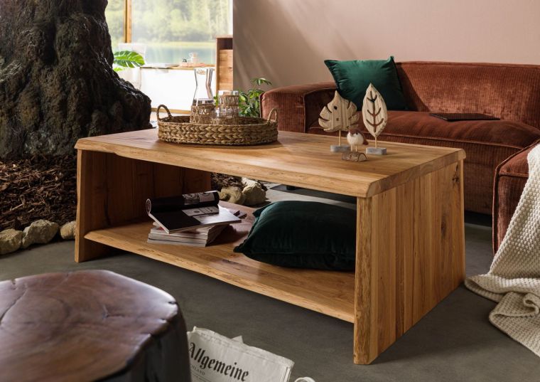 Couchtisch Wildeiche 120x70x45 natur geölt PURE OAK #308