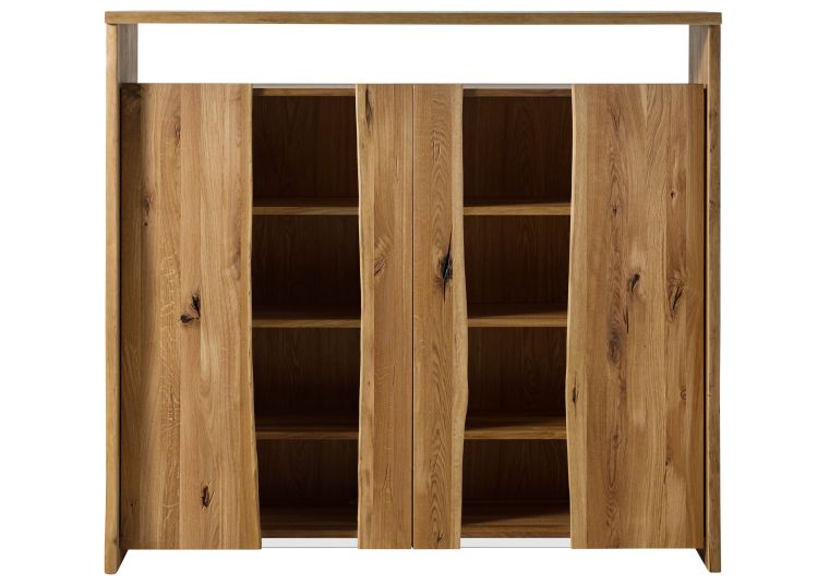 Highboard Wildeiche 160x45x147 natur geölt PURE OAK #112