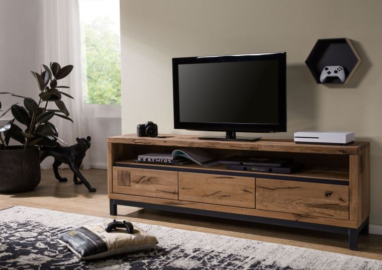 TV-Board Wildeiche 170x40x56 Tabacco brown geölt VILLANDERS #314