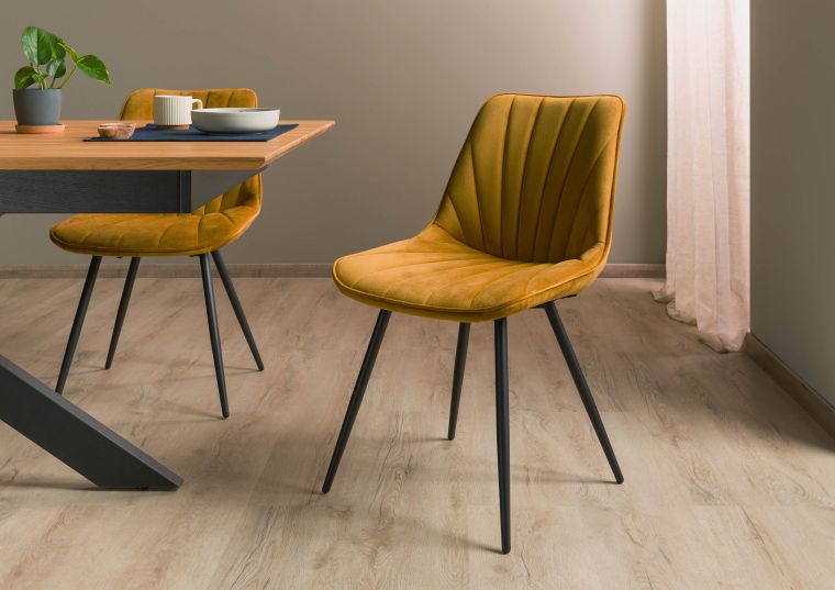 Polsterstuhl 51x58x85 gelb GLORIA #101
