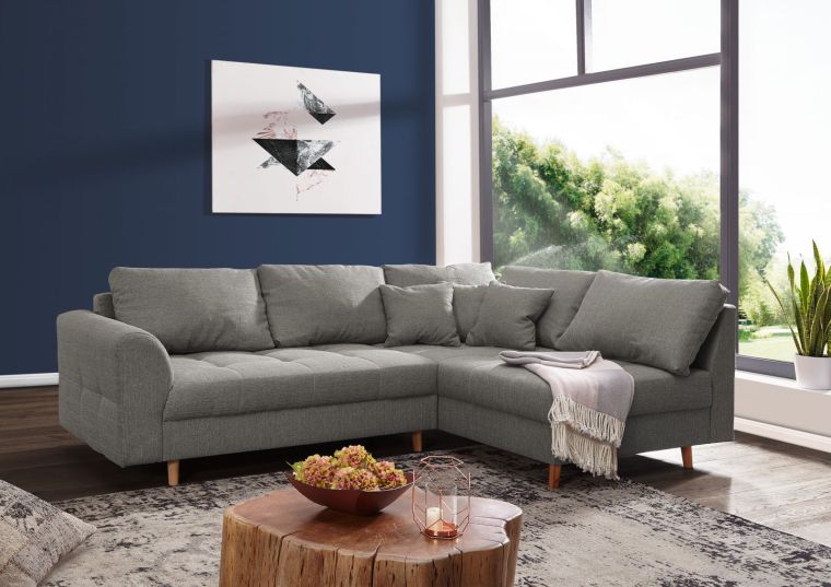 Ecksofa 230x160x85 grau ARIELLA #95