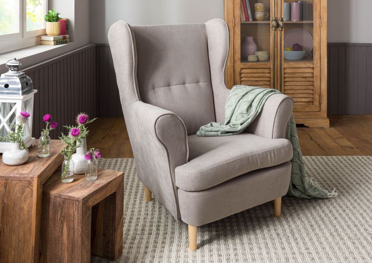 Ohrensessel 71x74x105 taupe SCANDI #110