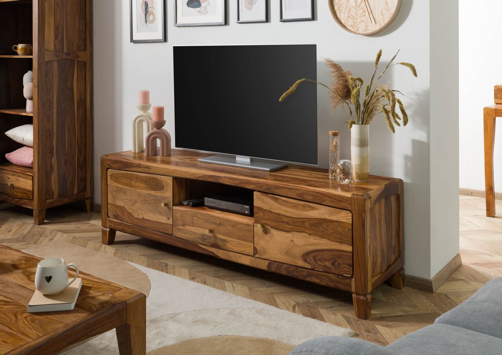 Tenzo Svea Fernsehtisch Holz/Holzwerkstoff 170x44x57 cm, TV-Boards, Kommoden & Sideboards, Möbel