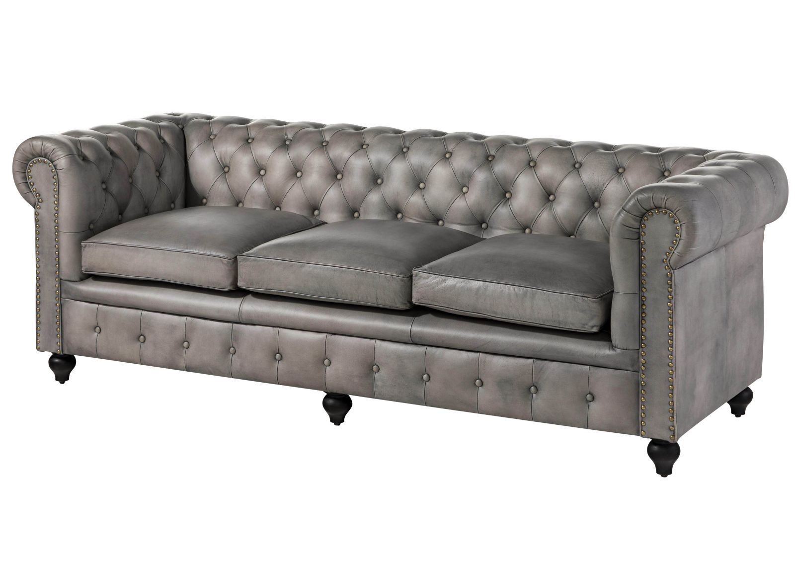 3 Sitzer Chesterfield Edles Sofa In