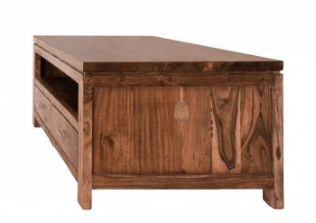 Couchtisch Akazie 110x60x40 golden honey lackiert SHAMAN #74