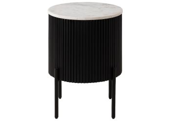 Beistelltisch rund Mango 40x40x52 BARCELONA #130 - Verschiedene Farben