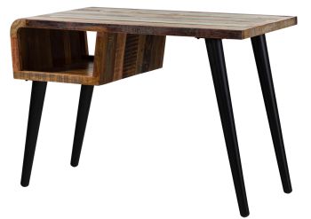 Schreibtisch Altholz 116x59x79 mehrfarbig lackiert SIXTIES #104