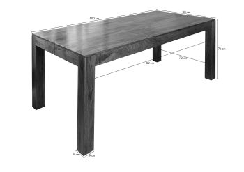 Esstisch Akazie 100x90x76 honig lackiert OXFORD #32