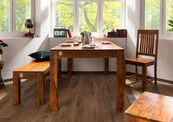 Esstisch Akazie 100x90x76 honig lackiert OXFORD #32