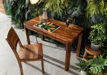 Esstisch Sheesham 120x60x76 walnuss gewachst TORONTO #256