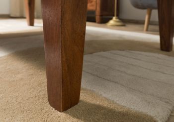 Couchtisch Sheesham 120x60x40 dunkelbraun lackiert ANCONA #203