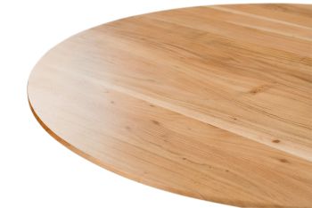 Esstisch rund Akazie 115x115x76 natur lackiert NARA