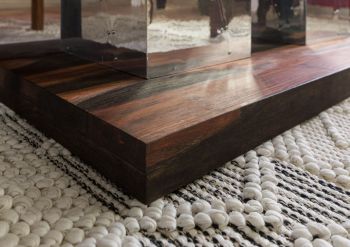 Esstisch Sheesham 200x100x76 grau geölt TAMBORA #422