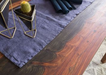 Esstisch Sheesham 200x100x76 grau geölt TAMBORA #422