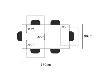 Baumtisch Sheesham 160x90x78 noble unique lackiert Plattenstärke 2,5 cm FREEFORM #242