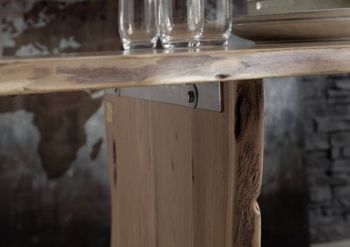 Baumtisch Akazie 160x100x76 natur lackiert PURE ACACIA #113