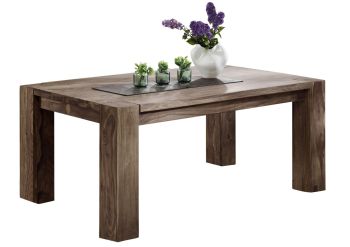 Esstisch Sheesham 200x100x76  grau geölt NATURE GREY #606