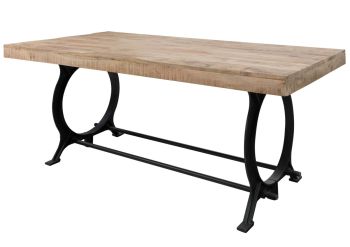Esstisch Altholz 220x100x80 lackiert INDUSTRIAL #29