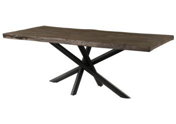Baumtisch Mango 220x100x76 grau lackiert / Mikado-Beine anthrazit matt FREEFORM 5