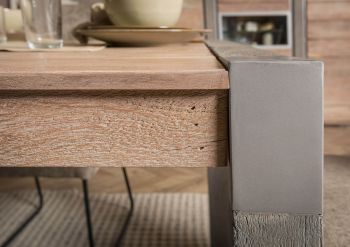 Esstisch Akazie 180x95x76 beige lackiert Amsterdam #114