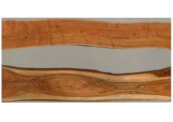 Esstisch Akazie natur lackiert Epoxidharz-Tisch EPOXY - Verschiedene Größen und Unikate 2