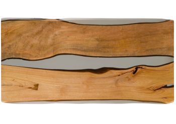 Esstisch Mango natur lackiert Epoxidharz-Tisch EPOXY - Verschiedene Größen und Unikate
