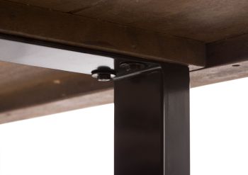 Esstisch Mango 180x90x76 braun lackiert RAILWAY #407
