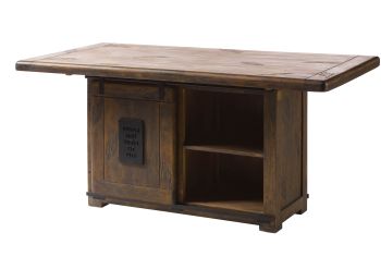 Esstisch Mango 200x100x76 braun lackiert RAILWAY #498