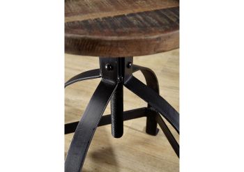 Hocker Altholz 30x30x47 mehrfarbig lackiert INDUSTRIAL #03