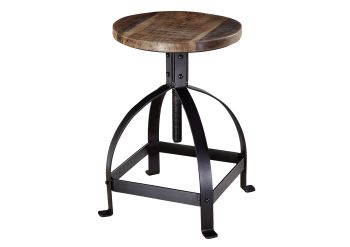 Hocker Altholz 30x30x47 mehrfarbig lackiert INDUSTRIAL #03