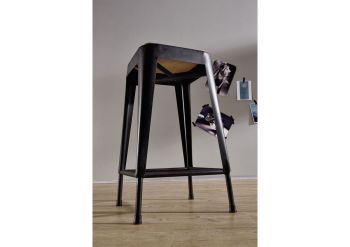Hocker Mango 35x35x60 natur bedruckt FACTORY #29