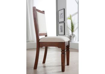 OXFORD Stuhl SUNO #610 2er Set Akazie45x45x100 nougat lackiert
