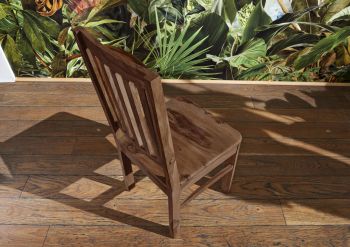Stuhl Sheesham 45x45x100 smoked cherry gebeizt TORONTO #131