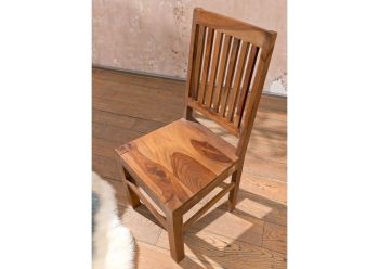 Stuhl Sheesham 45x45x100 noble unique lackiert SYDNEY #132