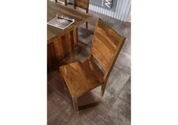 Stuhl Sheesham 45x45x100 walnuss lackiert DUKE #112