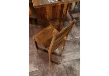 Stuhl Sheesham 45x45x100 walnuss lackiert DUKE #112