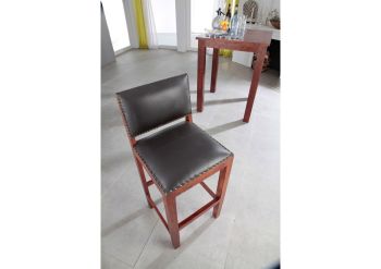 Barhocker Akazie 46x46x109 nougat lackiert OXFORD #521